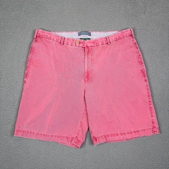 Masters Peter Millar Shorts Mens 38 Pink Pima Cotton Augusta National Logo Golf - Picture 1 of 14
